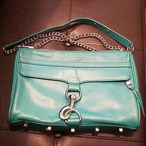 Rebecca Minkoff Large Teal Mac Bag